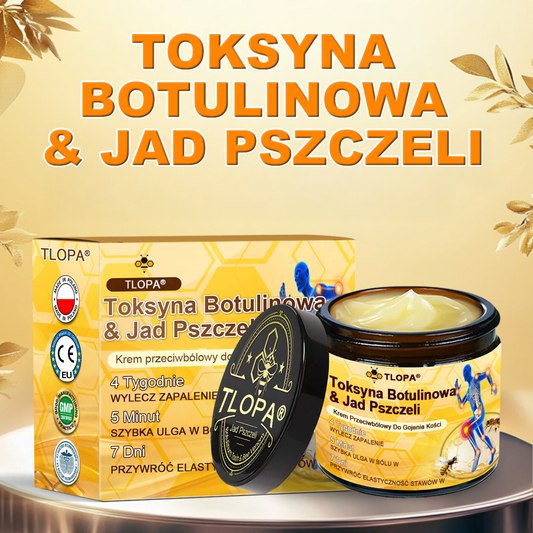 TLOPA® Toksyna botulinowa i jad pszczeli Krem przeciwbólowy do gojenia kości