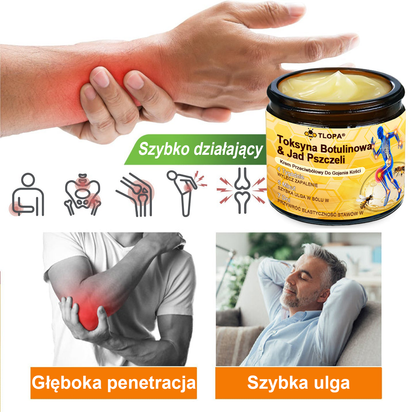 TLOPA® Toksyna botulinowa i jad pszczeli Krem przeciwbólowy do gojenia kości🐝