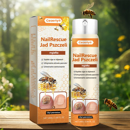 Spray z jadem pszczelim – skuteczny w leczeniu infekcji grzybiczych i zapalenia paznokci🎁