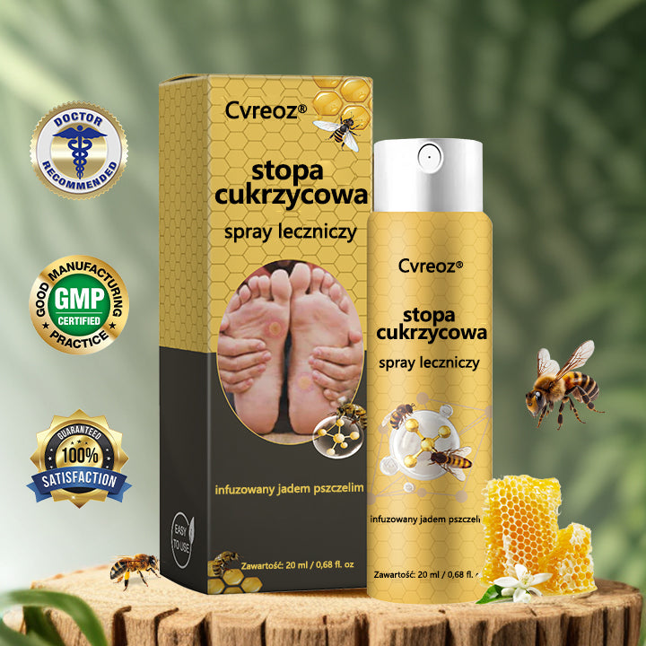 Cvreoz® Leczniczy spray z jadem pszczelim do gojenia i regeneracji ran na dłoniach i stopach🌿🌿