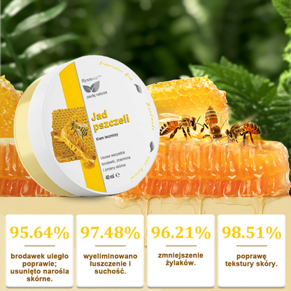 ✅flysmus™ Krem leczniczy z jadem pszczelim🐝: Leczenie egzemy, łuszczycy, trądziku, trądziku różowatego, infekcji grzybiczych, brodawek✅