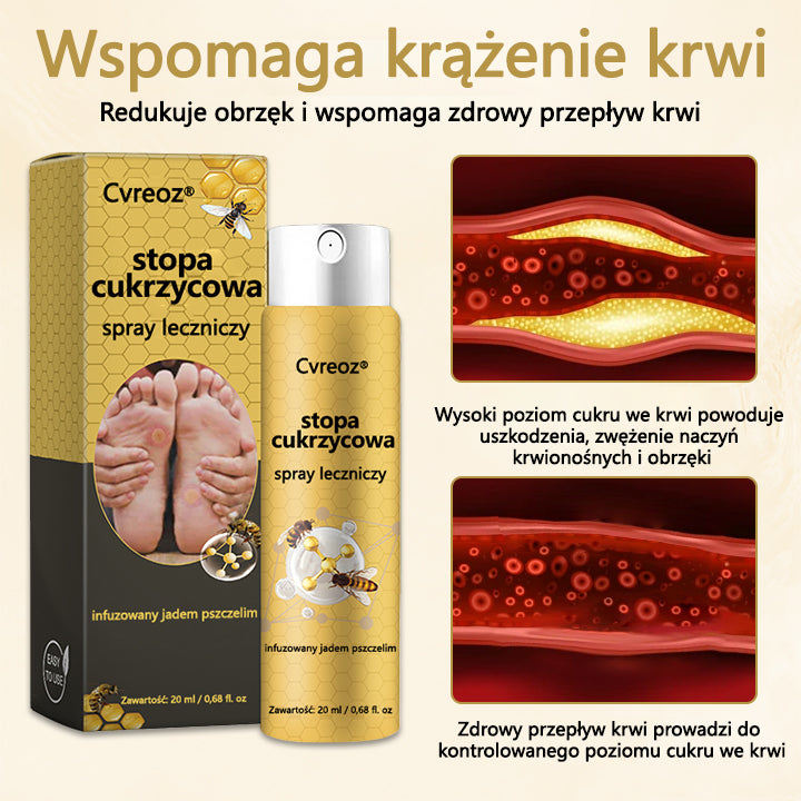 Cvreoz® Leczniczy spray z jadem pszczelim do gojenia i regeneracji ran na dłoniach i stopach🌿🌿